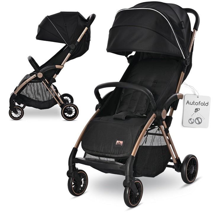 Lorelli Kinderwagen Quick, Sport Buggy klein zusammenklappbar, Einhand-Klappsystem in Sekunden, Nur