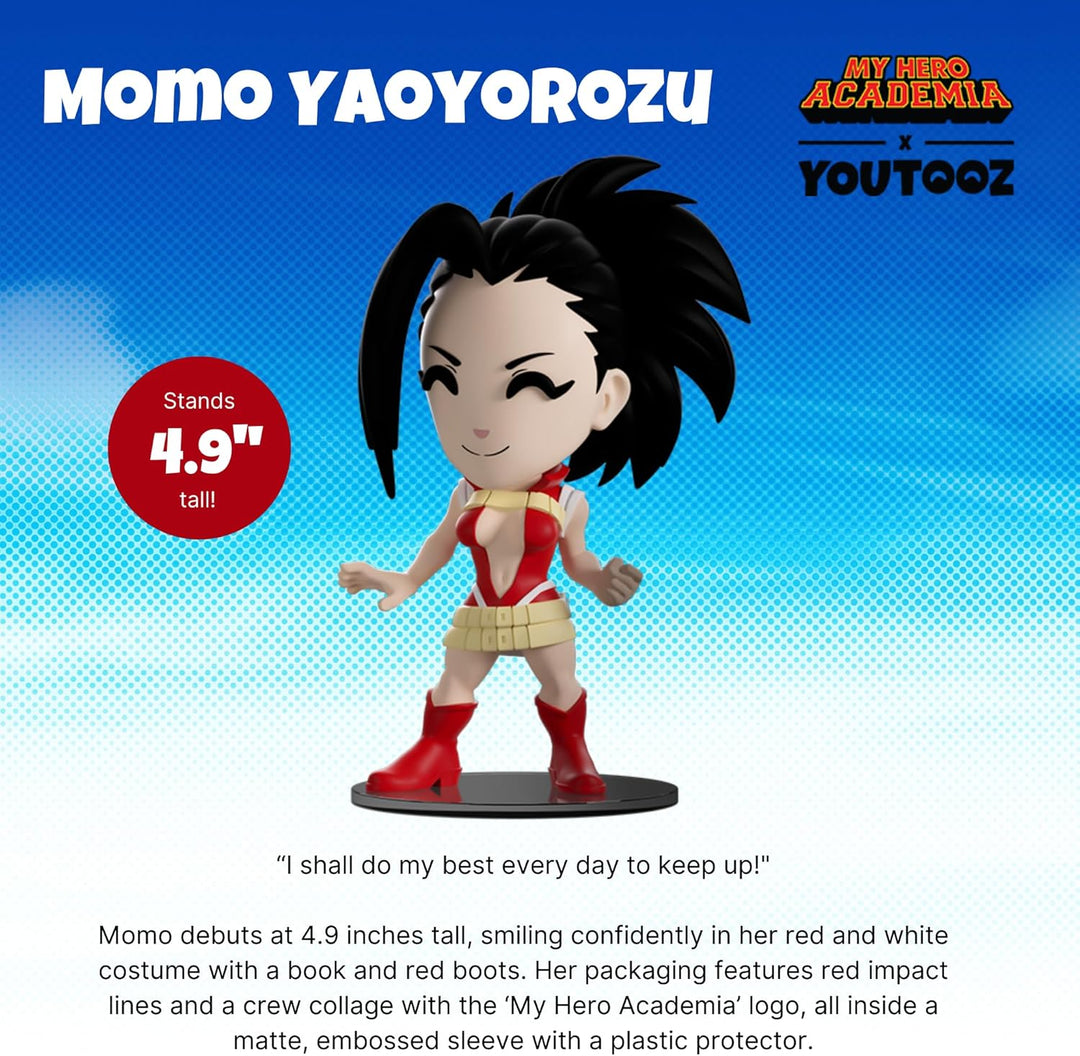 Youtooz Momo Yaoyorozu 12,4 cm Vinyl-Figur, Sammlerstück von My Hero Academia, Momo Yaoyorozu