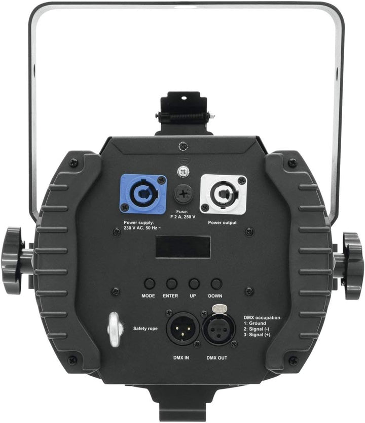 Eurolite LED THA-50F Theater-Spot | Fresnel-Scheinwerfer (Stufenlinse), 50-W-Warmweiss-LED, extrem l