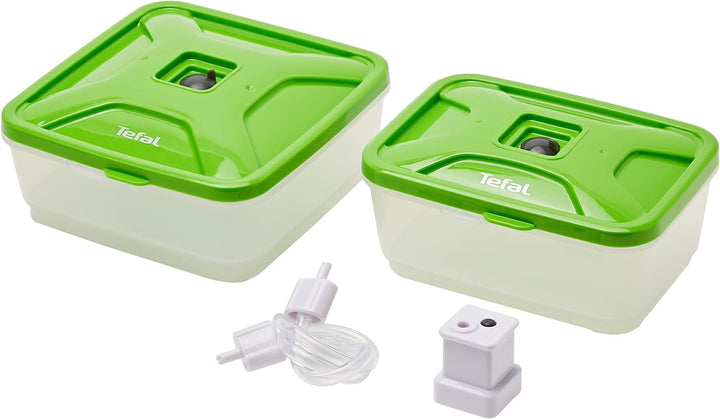 Tefal XA258010 Vakuumbehälter für Vacupack Plus, Kunststoff, Grün, 17 x 16 x 15 cm