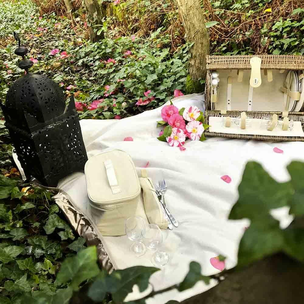 Les Jardins de la Comtesse Gerundeter Picknick-Korb Opéra - für 4 Personen