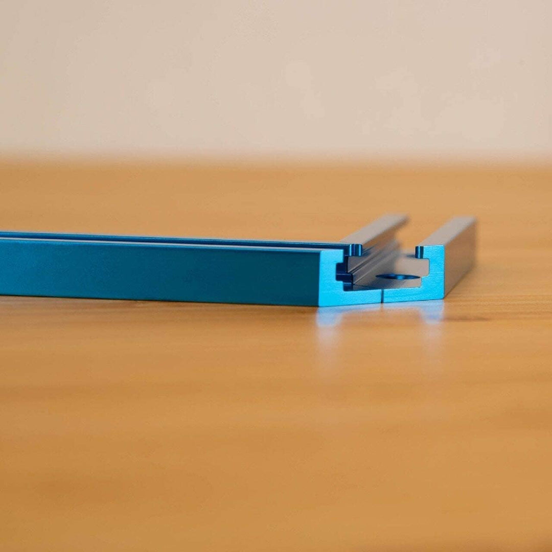 POWERTEC 71698V 7,6 cm T-Schienen-Kreuzungs-Set mit vorgebohrten Befestigungslöchern, für universell