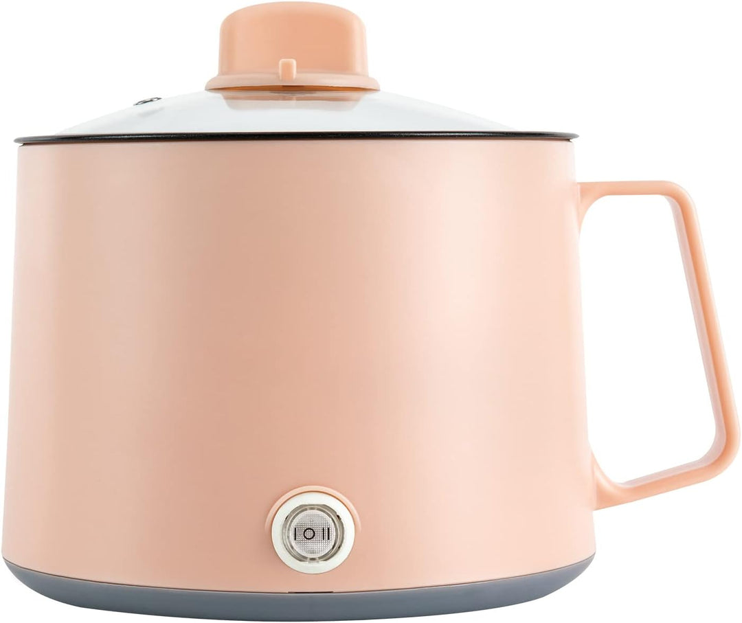 Hot Pot Elektrisch,Instant Nudeltopf,Mini elektrischer Kochtopf,doppelten Leistungseinstellung (300W
