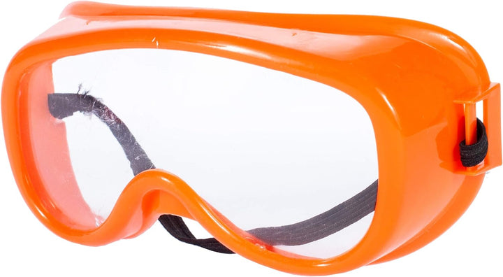 MalPlay Kinderwerkzeug Set mit Kettensäge, Helm, Handschuhe und Arbeitsbrille | Bewegung Geräusche M