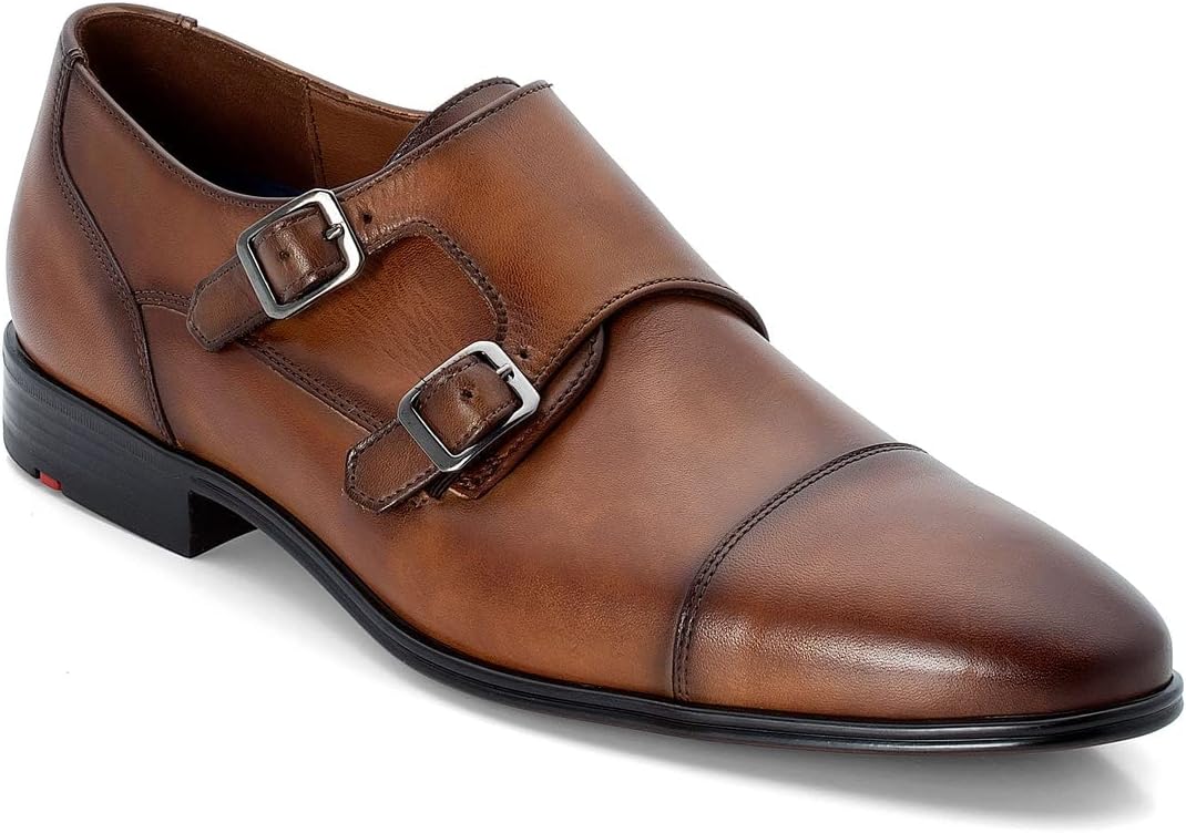 LLOYD Herren Slipper Mailand, Männer Businessschuhe,lose Einlage,Normalweit 38 EU Cognac, 38 EU Cogn