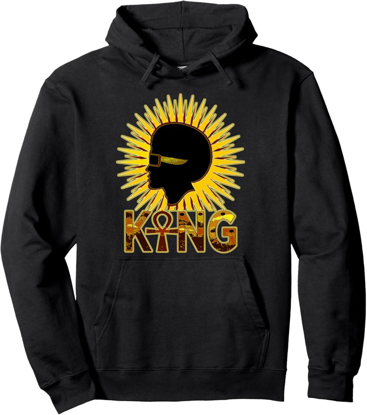 African Afro King Melanin Pullover Hoodie