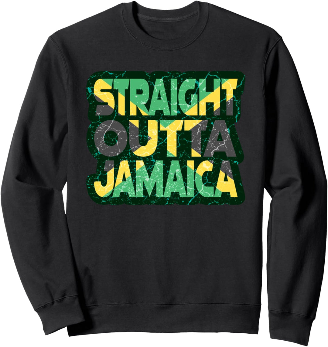 Jamaika Jamaikanische Flagge Karibik Urlaub Reggae Sweatshirt