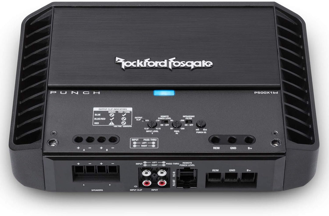 Rockford Fosgate P500X1BD Kanäle