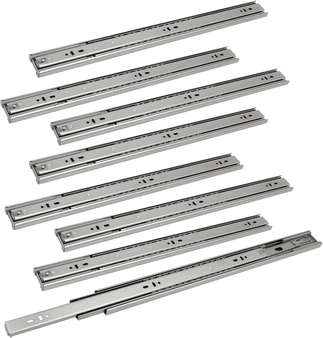 Jopassy Schubladenschienen 25CM, 35 kg Tragkraft Vollauszüge mit Kugelführungen 4 Paar (8 Stück), Sc
