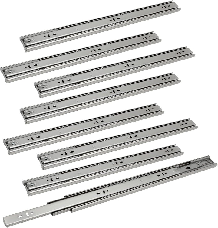 Jopassy Schubladenschienen 25CM, 35 kg Tragkraft Vollauszüge mit Kugelführungen 4 Paar (8 Stück), Sc