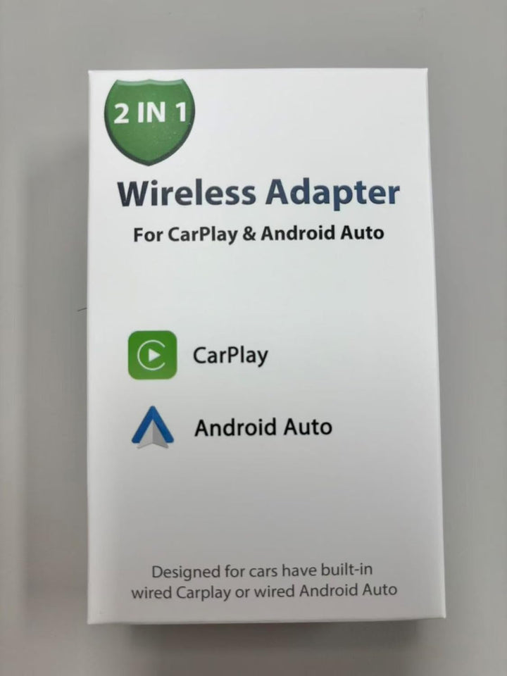 Mini USB Wireless CarPlay Adapter, Auto Multimedia Dongle, kabelloser Android Auto 2 in 1 Adapter, K