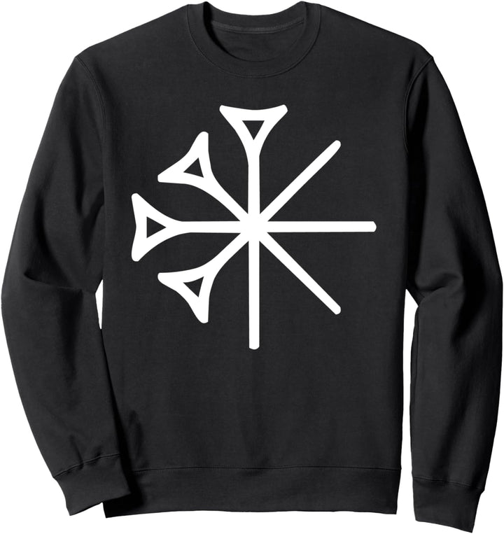 God An Symbol Ur III Sumerian Cuneiform Anu Dingir Spirituell Sweatshirt