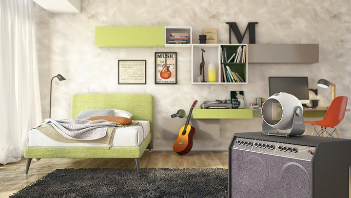 Olimpia Splendid 99447 Caldodesign Keramik Heizlüfter 1800 W, 50 m³, Weiss, Weiss