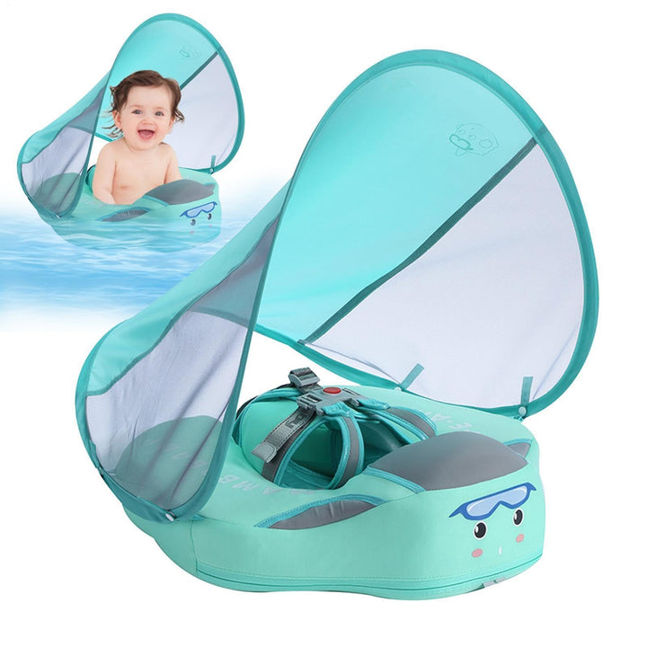 Babys-Schwimmbecken | Nicht Aufblasbarer Babys-Schwimmkörper Mit Abnehmbares Überdachung UPF 50+ | K