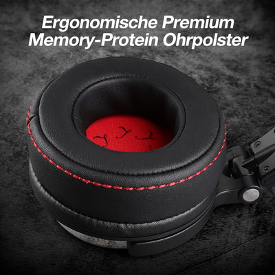 OneOdio Over Ear Kopfhörer mit Kabel, HiFi Studiokopfhörer mit Hi-Res, 50mm Treiber, Share-Port, Gro