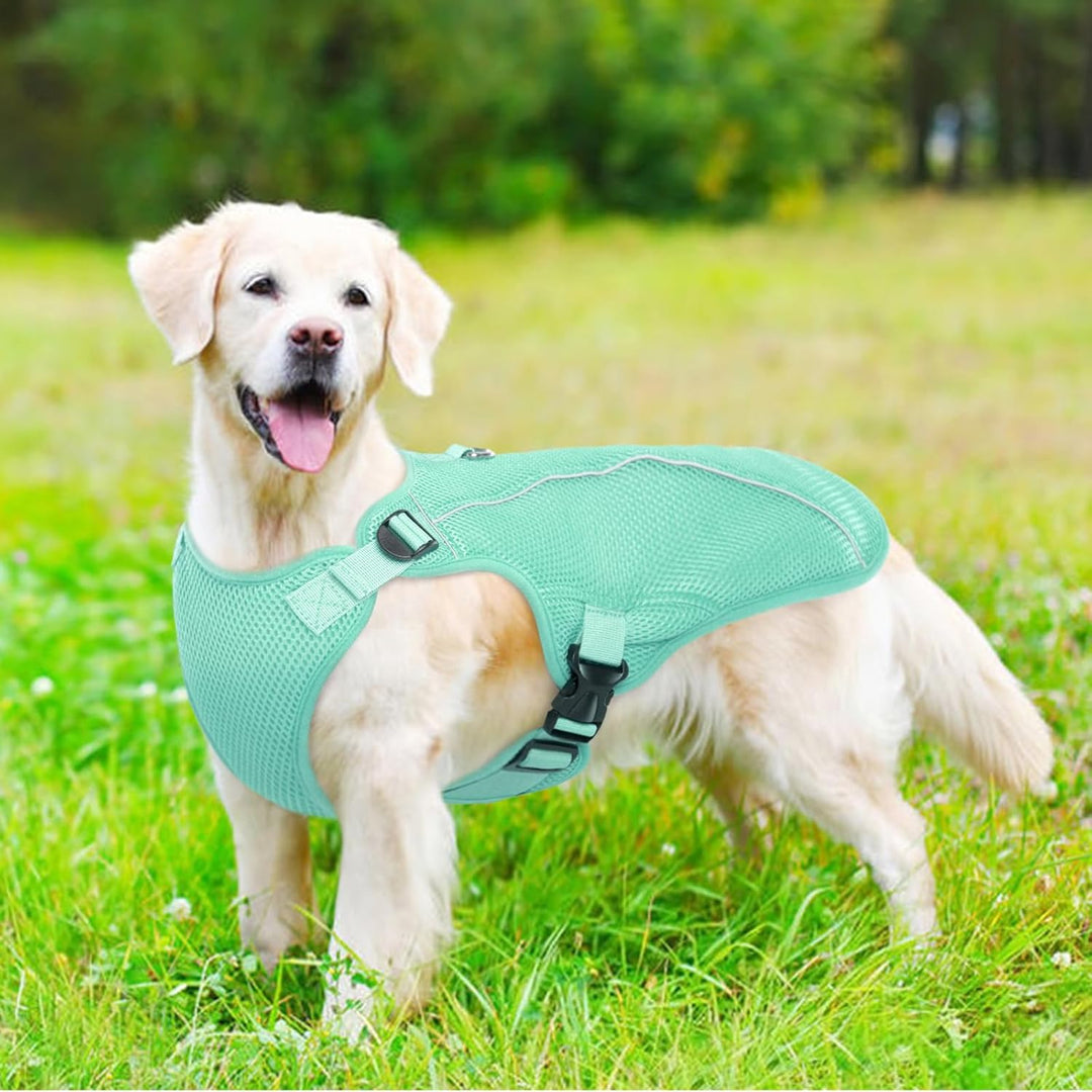 Kuoser Hund Kühlweste, Kühlweste für Hunde zur Abkühlung im Sommer, Atmungsaktive Hundekühlweste mit