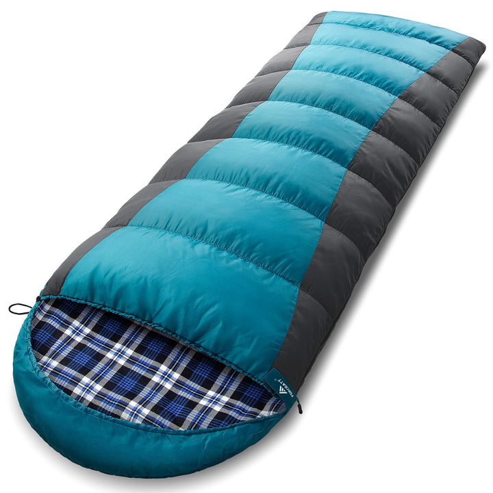 Forceatt Schlafsack Winter, -5°-20 Grad Schlafsack Outdoor für 3-4 Jahreszeiten, Leichtgewichtig und