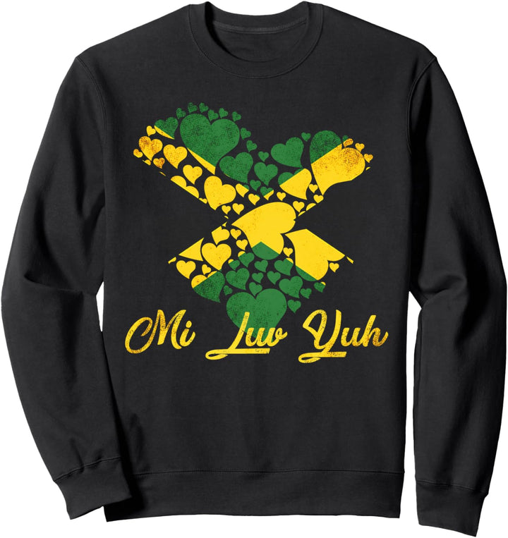 Jamaika Jamaikanische Flagge Karibik Urlaub Reggae Sweatshirt