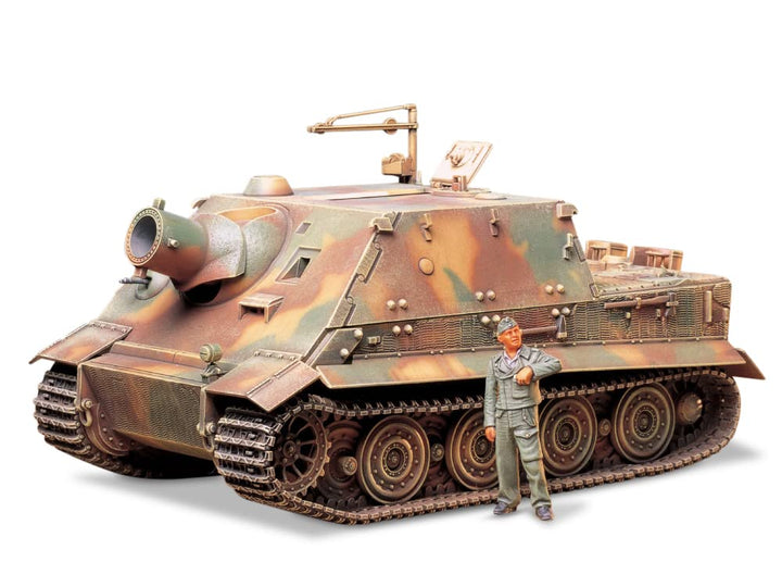 Tamiya 300035177 Militär 300035177-1:35 WWII Sturmtiger, 38 cm, RW61 (1), originalgetreue Nachbildun