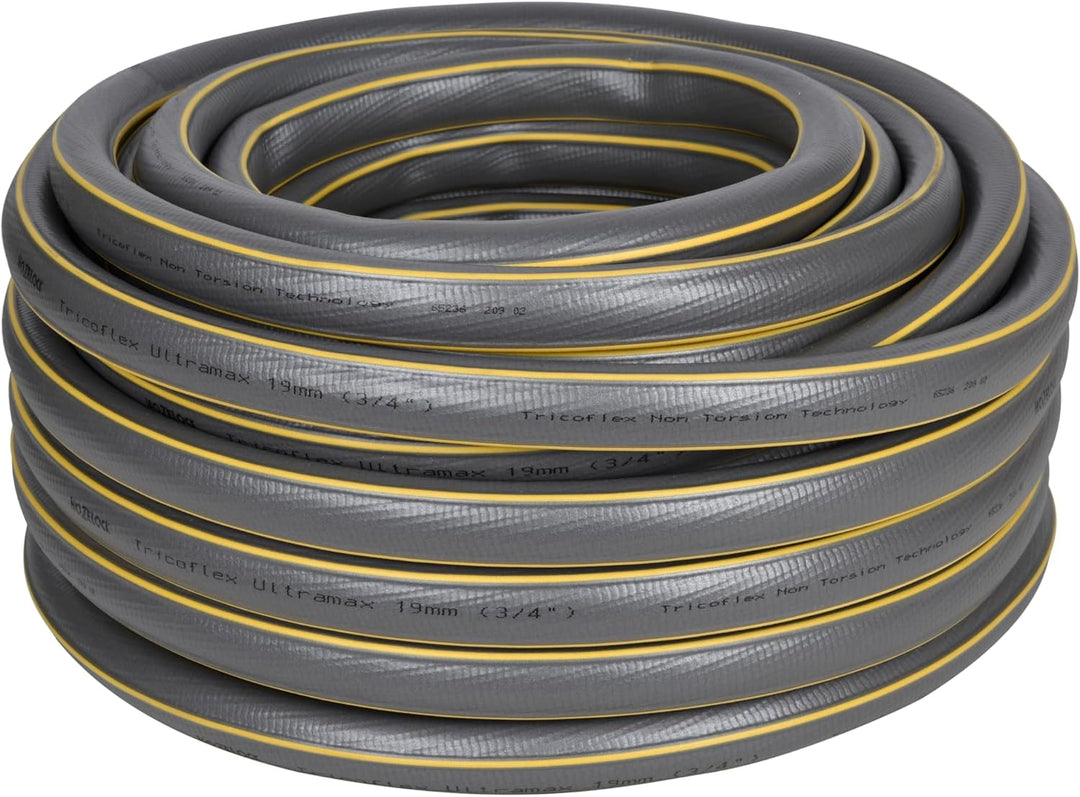 HOZELOCK - Ultramax Schlauch 12,5 mm x 50 m, bis zu 70% recyceltes PVC, robust, witterungsbeständig,