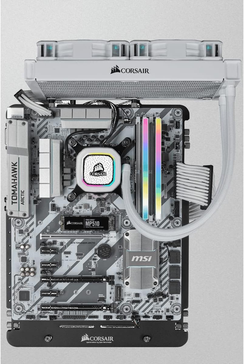 Corsair VENGEANCE RGB PRO SL 32GB (2x16GB) DDR4 3200 (PC4-25600) C16 1.35V Desktop Memory - Weiss 2