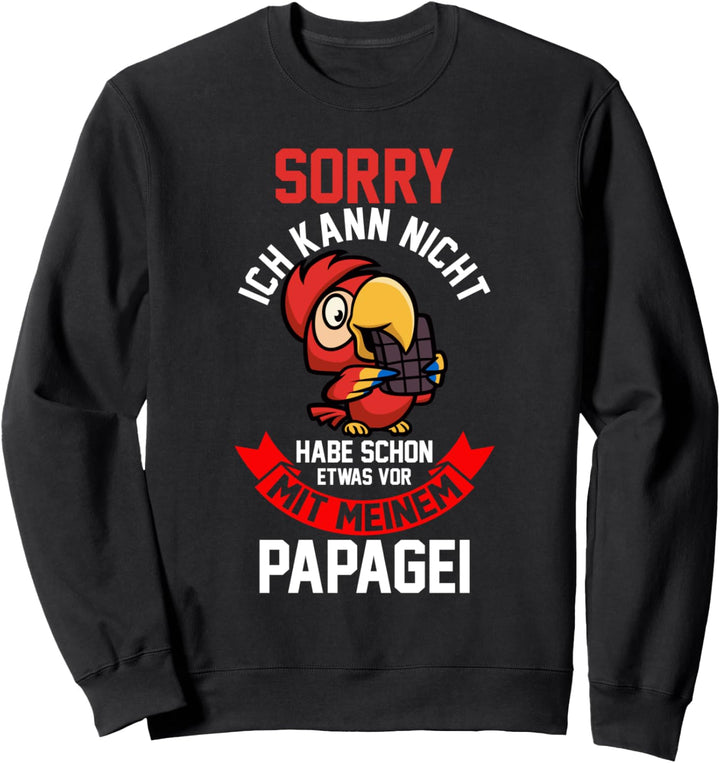 Vogel Papagei Sweatshirt