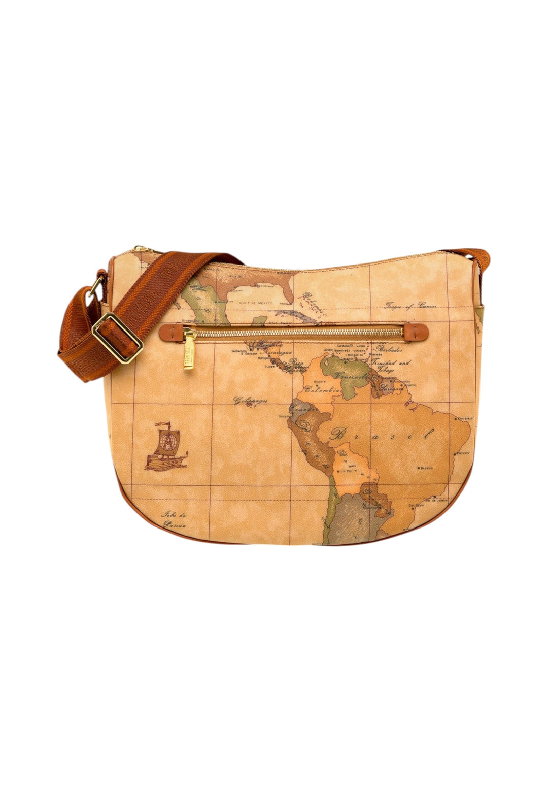 Alviero Martini 1A Classe D0646000, Damen Umhängetasche, Mehrfarbig (Naturale), 10.5x28x36 cm (W x H