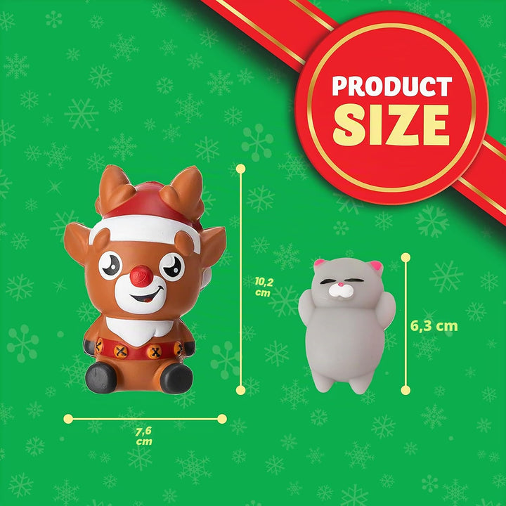JOYIN Adventskalender 2023 Kinder Weihnachten 24 Tage Countdown Weihnachtskalender Mit Mochi Tier Sq