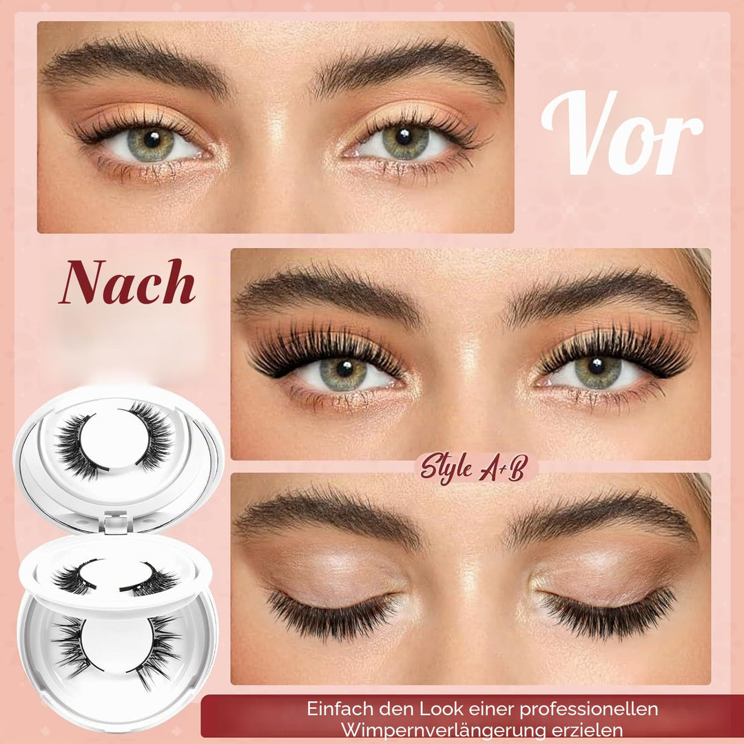 Higu clace Magnetische Wimpern, Magnet Wimpern Ohne Eyeliner,Magnetische Wimpern Natural Look, Stark