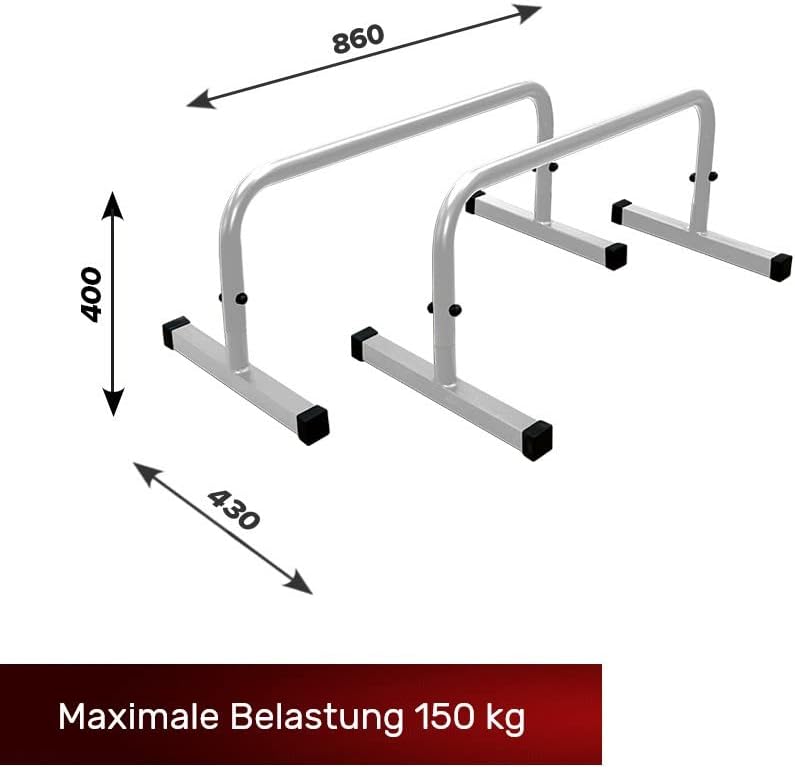 Untitled Dip Barren | Highlets - Paralets 2 in 1 | Dip Station | Workout | Trainingsgerät für Heim G