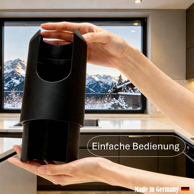 Weinkühler mit Kühlmanschette & Beleuchtung - doppelwandiger Flaschenkühler für perfekten Weingenuss