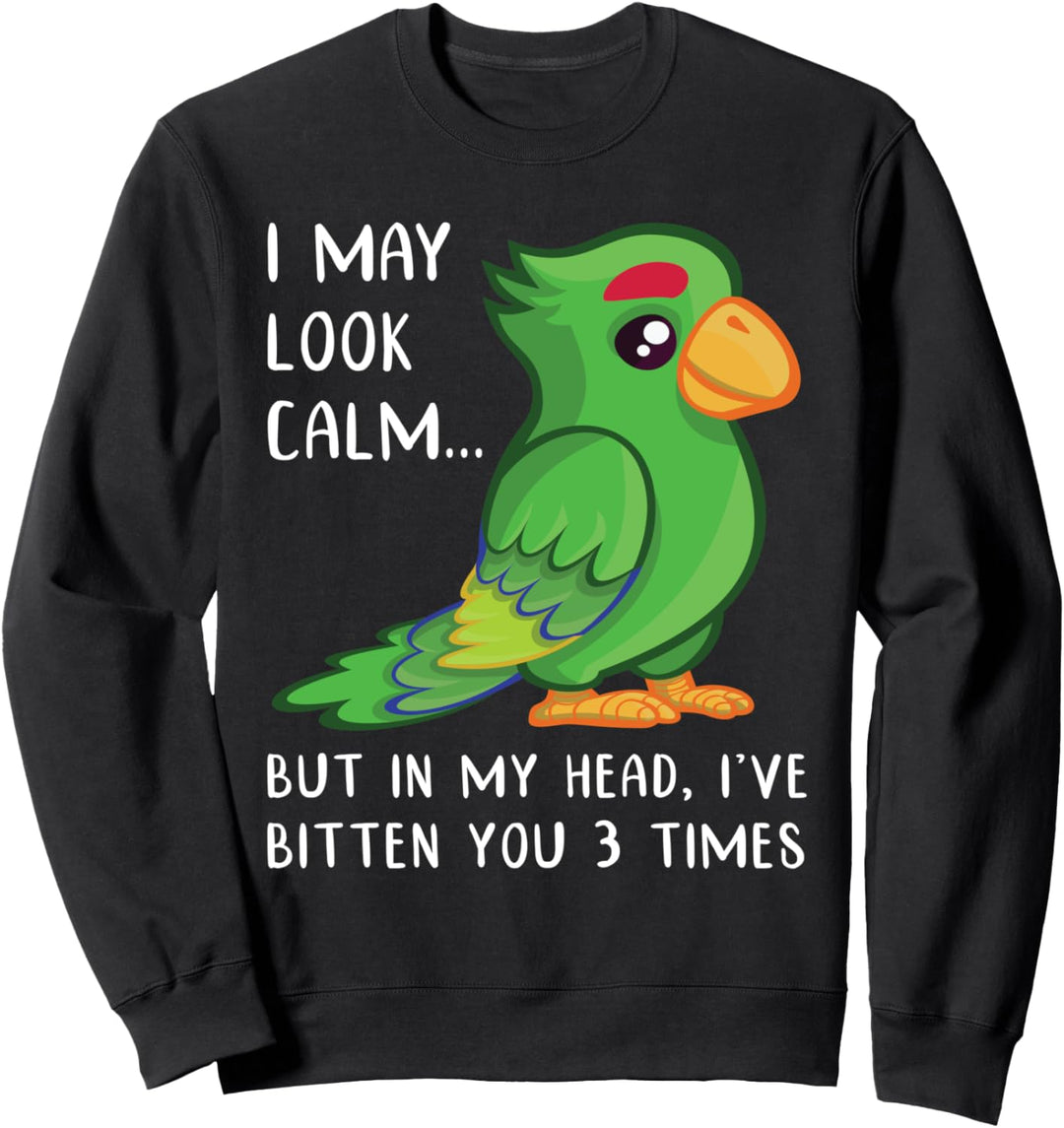 Ich Kann Ruhig Aussehen Lustiger Nymphensittich Quarrion Sweatshirt