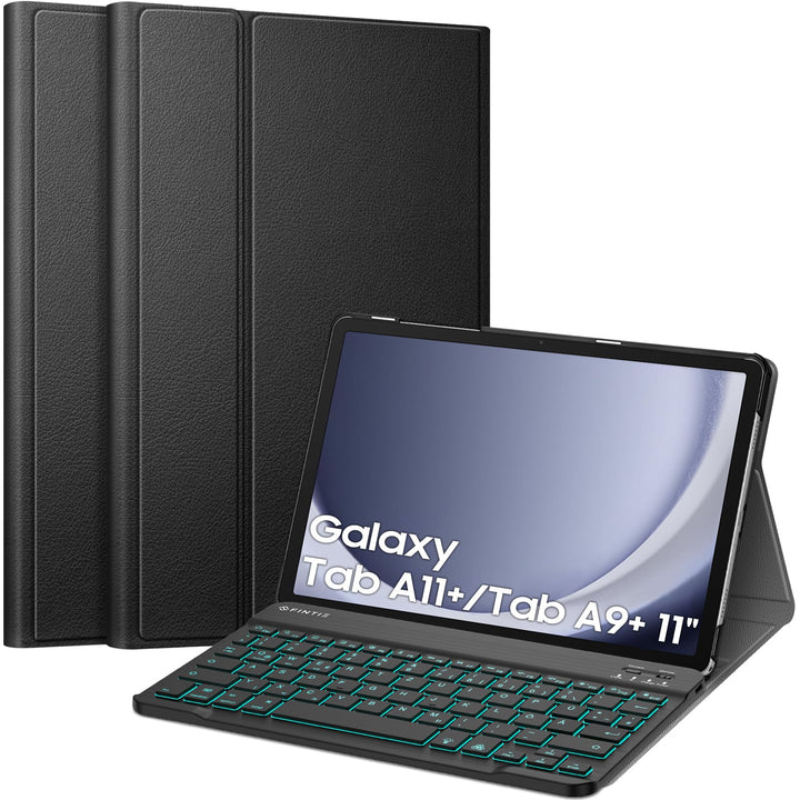 FINTIE Beleuchtete Tastatur Hülle für Samsung Galaxy Tab A11+ Plus 11" 2025 / Tab A9+ Plus 11 Zoll 2