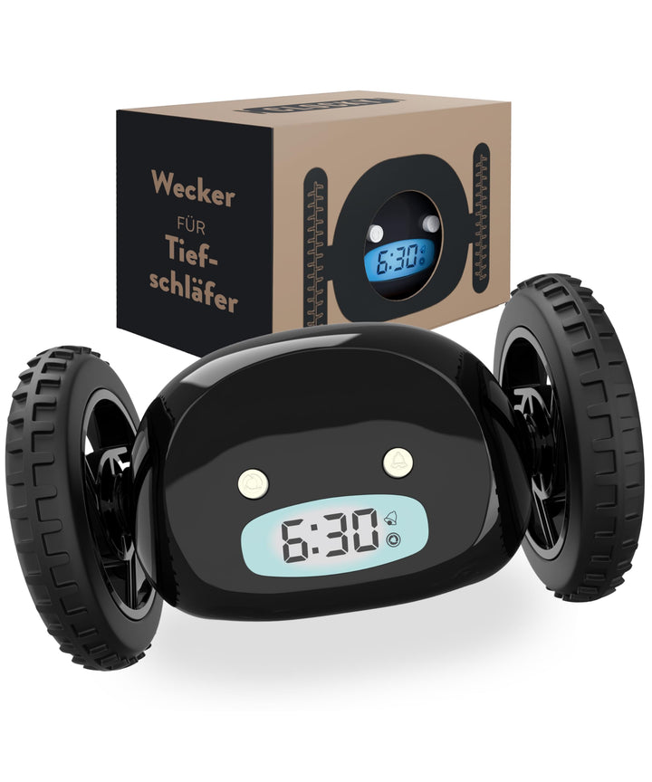 CLOCKY Lauter Digital Wecker Laut für tiefschläfer Erwachsene Jugendliche Lustig für schwerhörige sc