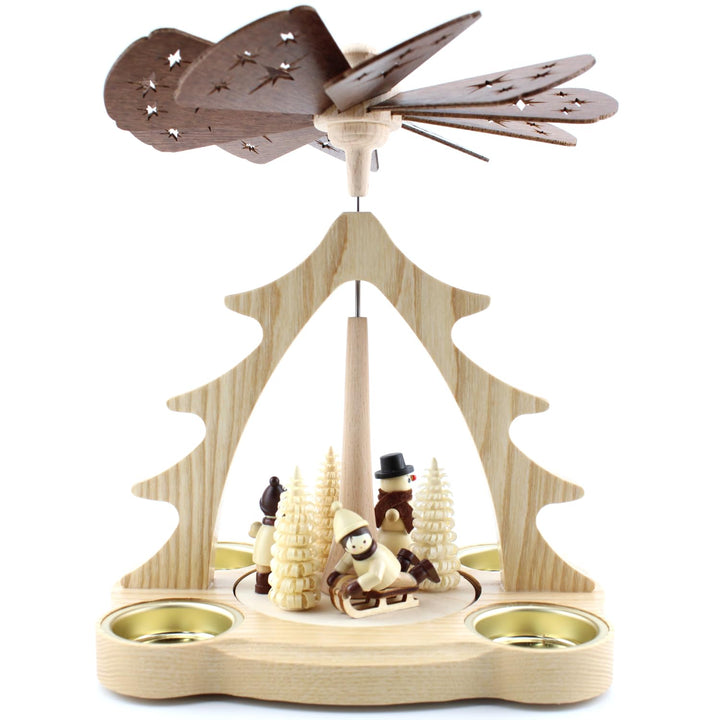 1-stöckige Pyramide Winterkinder - 22 cm