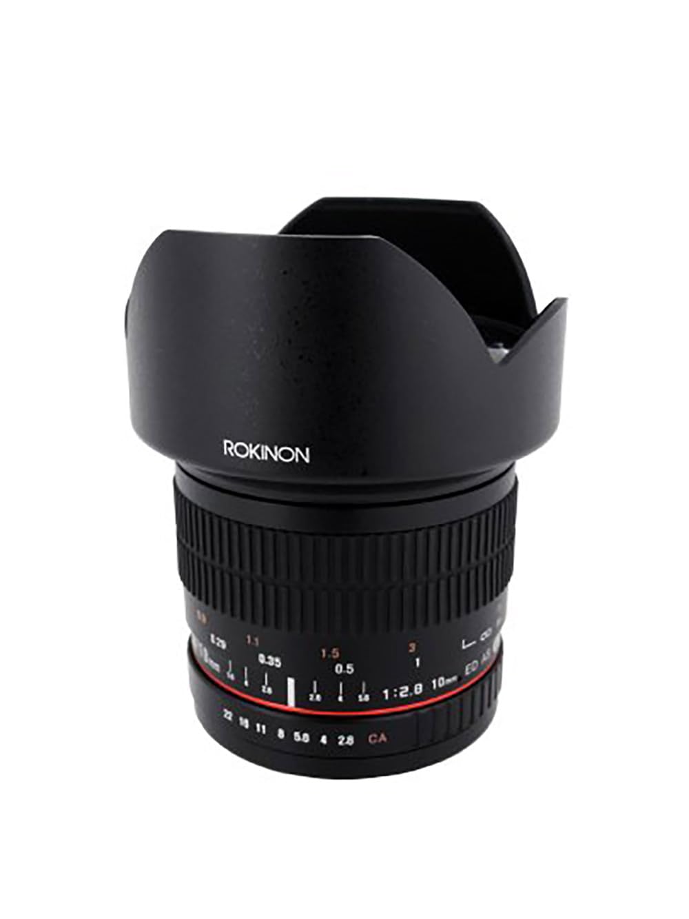 Rokinon 10 mm F2.8 ED AS NCS CS Ultra Weitwinkelobjektiv für Olympus und Panasonic Micro 4/3 (MFT) M