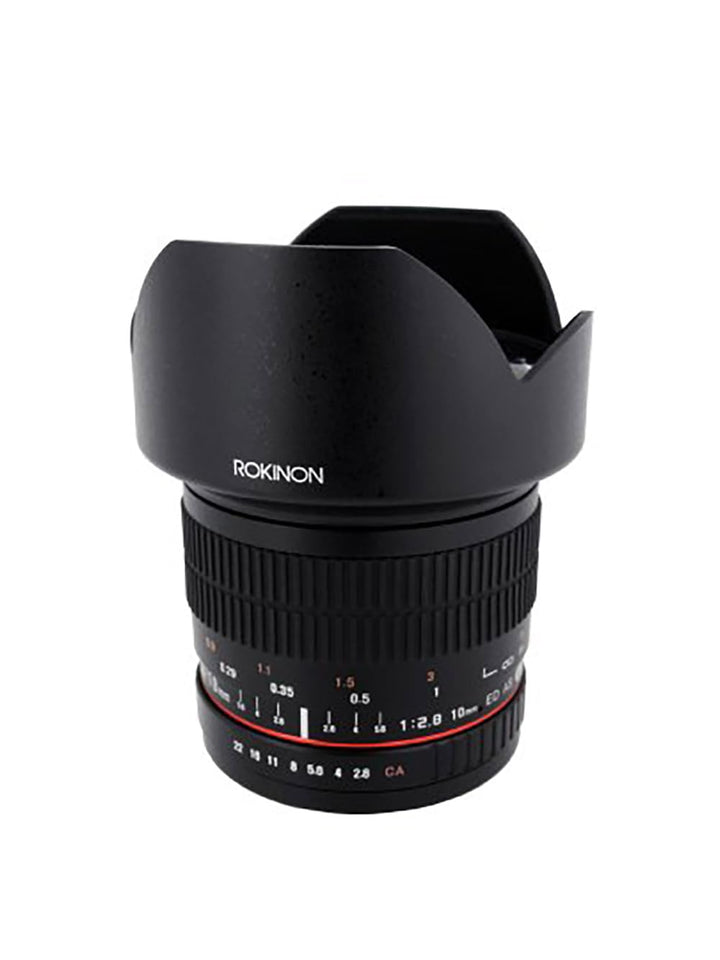 Rokinon 10 mm F2.8 ED AS NCS CS Ultra Weitwinkelobjektiv für Olympus und Panasonic Micro 4/3 (MFT) M