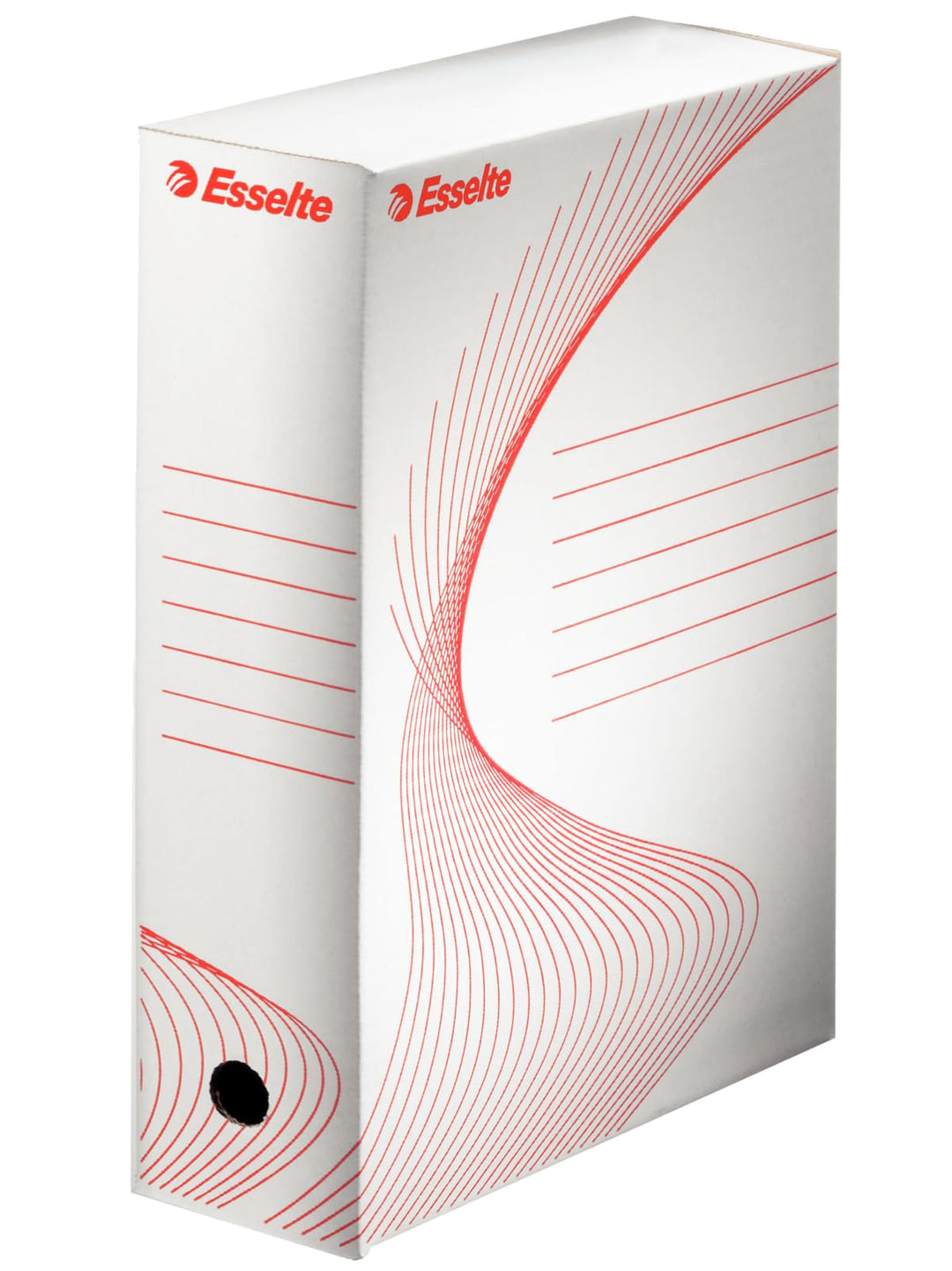 Esselte Standard Archiv-Schachtel, 100 mm Rückenbreite, Aktenkarton A4, Aufbewahrungsbox für bis zu