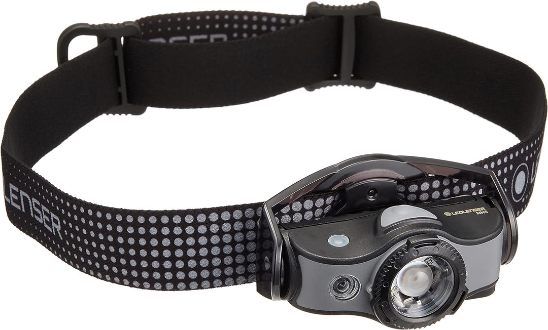 Ledlenser MH5 LED Stirn- und Handlampe in Einem & ML4 Warm Light LED Laterne, aufladbar 14500 Akku,