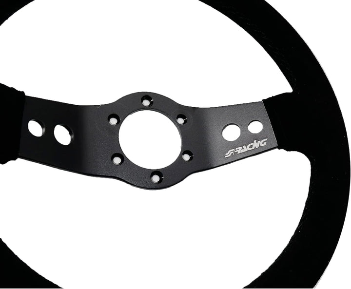 Simoni Racing Universal Lenkrad Rally - Schwarz Suède - Durchmesser 320mm