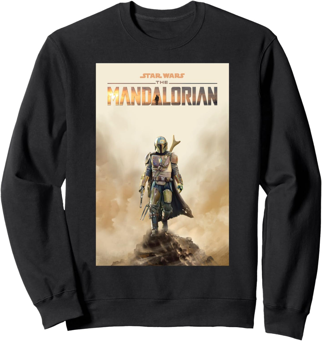 Star Wars The Mandalorian Series Bounty Hunter Poster Sweatshirt