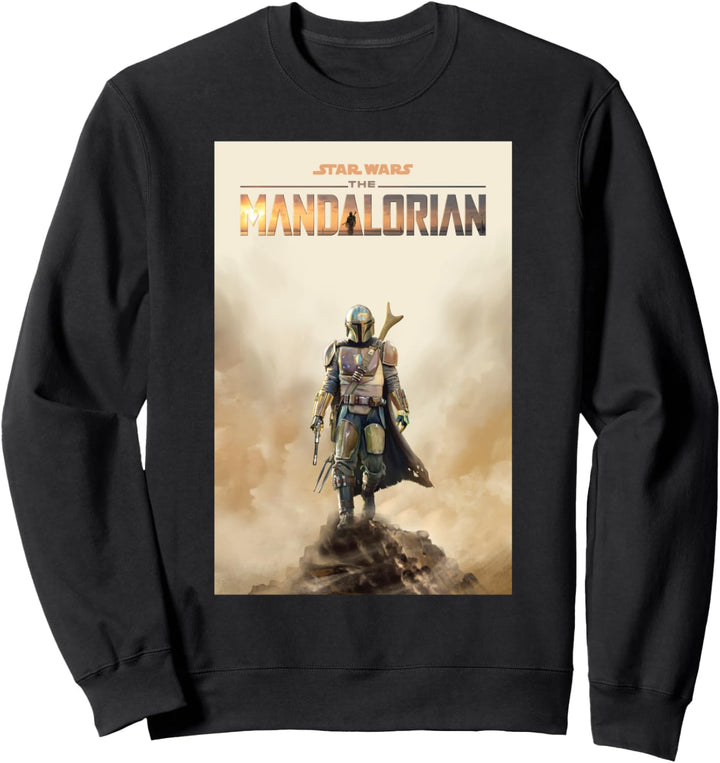 Star Wars The Mandalorian Series Bounty Hunter Poster Sweatshirt