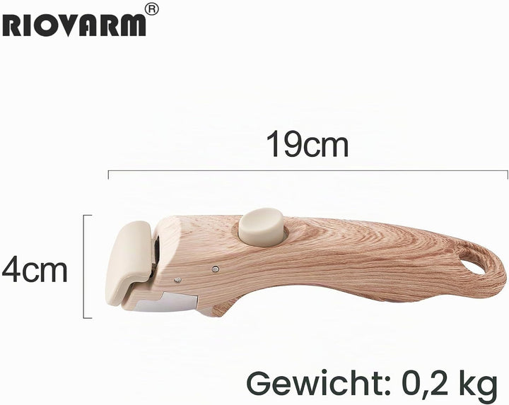 RIOVARM Abnehmbarer Griff für Bratpfanne, Abnehmbarer Griff für stapelbares Kochgeschirrset, Bakelit
