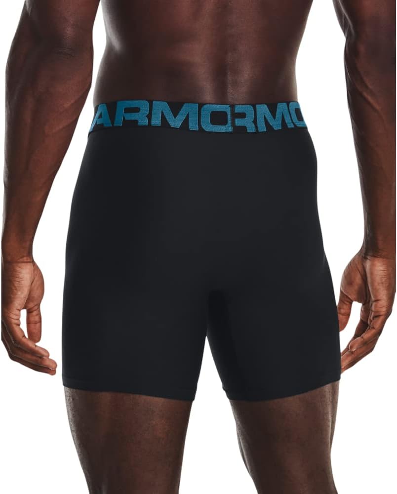 Under Armour Herren Tech Stretch Feuchtigkeitstransport Flachvorder Shorts XXL (006) Black/Static Bl