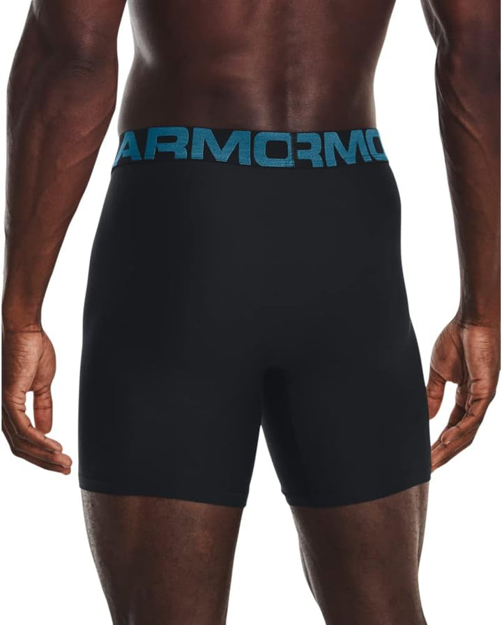 Under Armour Herren Tech Stretch Feuchtigkeitstransport Flachvorder Shorts XXL (006) Black/Static Bl