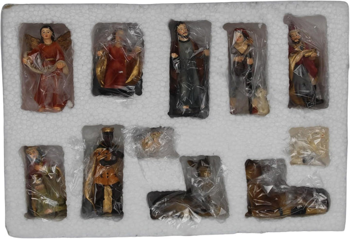ZICOM Krippenfigurenset Eilat persisch ca. 8cm 11-TLG. Polyresin handbemalt