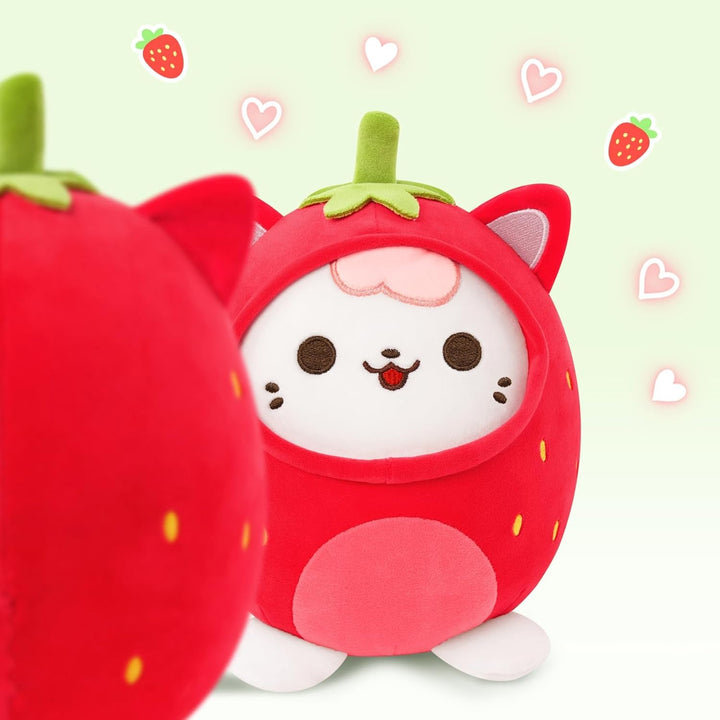 shownicer Plüschtier Katze Kuscheltier Stofftier Kawaii Katze Plüsch Kissen Spielzeug Kätzchen Plüsc