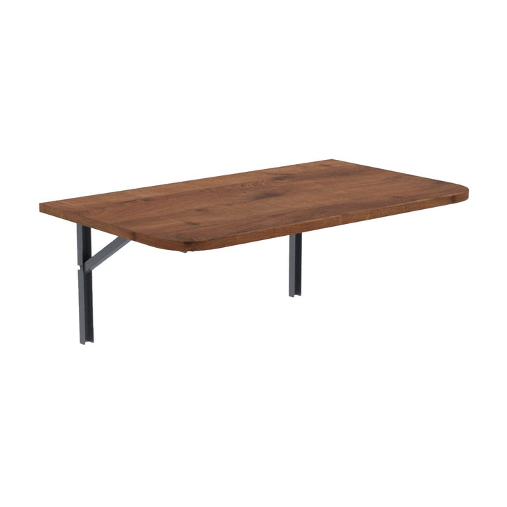 AKKE Klapptisch Wandklapptisch Esstisch - Klappbar Faltbar Platzsparend - Abgerundete Ecken - 90cm x