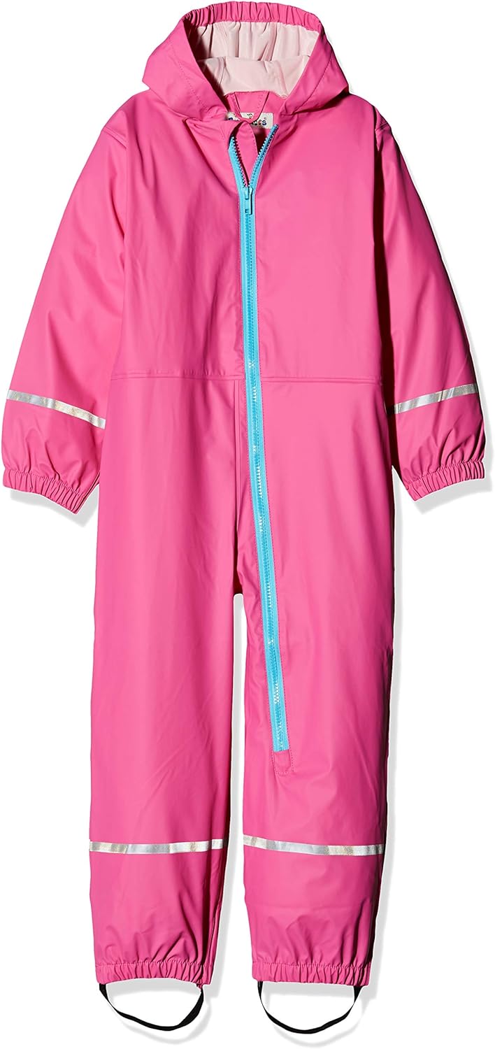 Playshoes Unisex Kinder Regen-Overall Matschanzug Regenbekleidung 74 Rosa, 74 Rosa