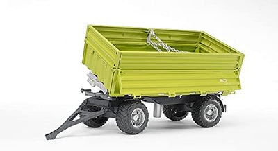 bruder 02203 - Fliegl 3-Seitenkipper mit Aufsteckbordwand - 1:16 Kippanhänger, Transportanhänger, Bo